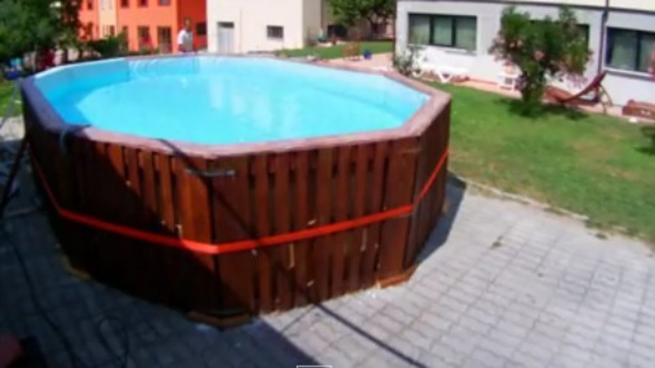 Piscina Fai Da Te Low Cost Fatta Con Materiali Facilmente