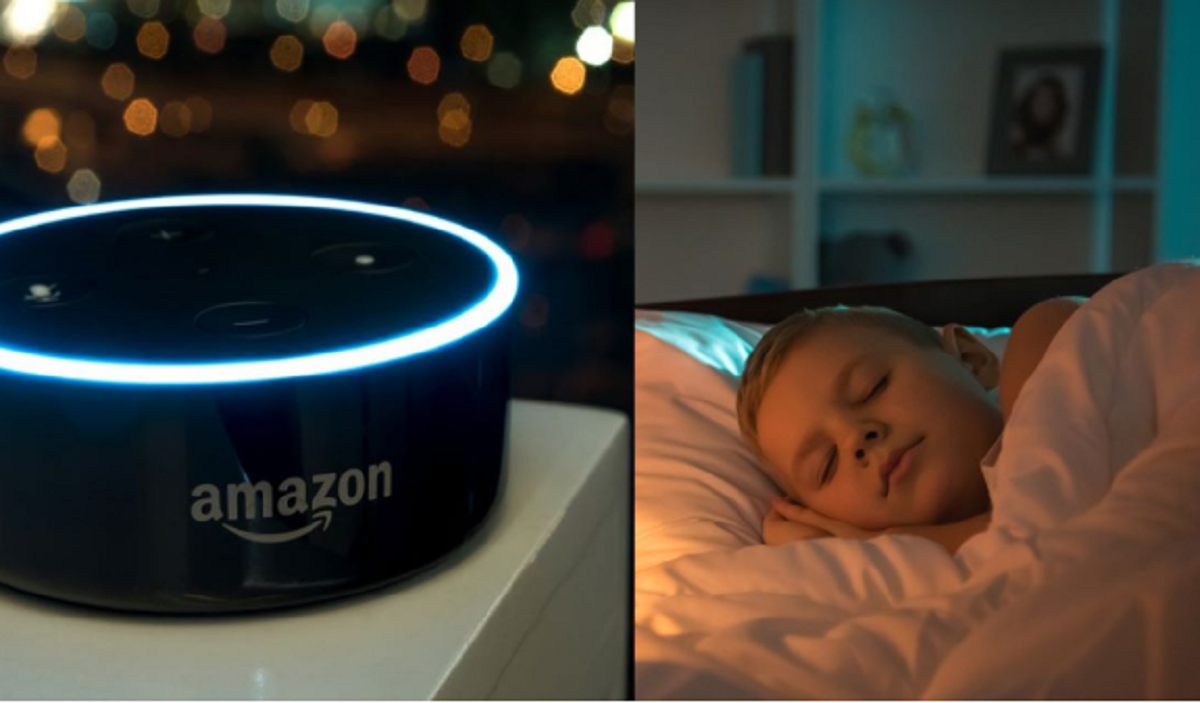 Alexa Amazon per leggere le favole della buonanotte