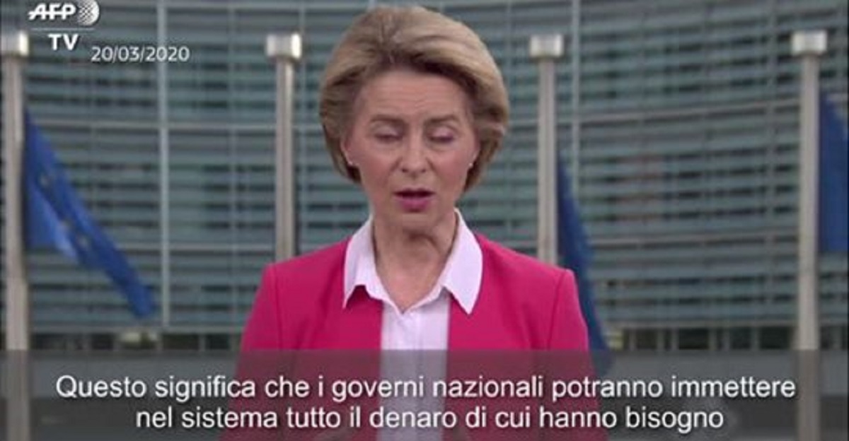 stop patto di stabilità Ursula Von Der Leyen