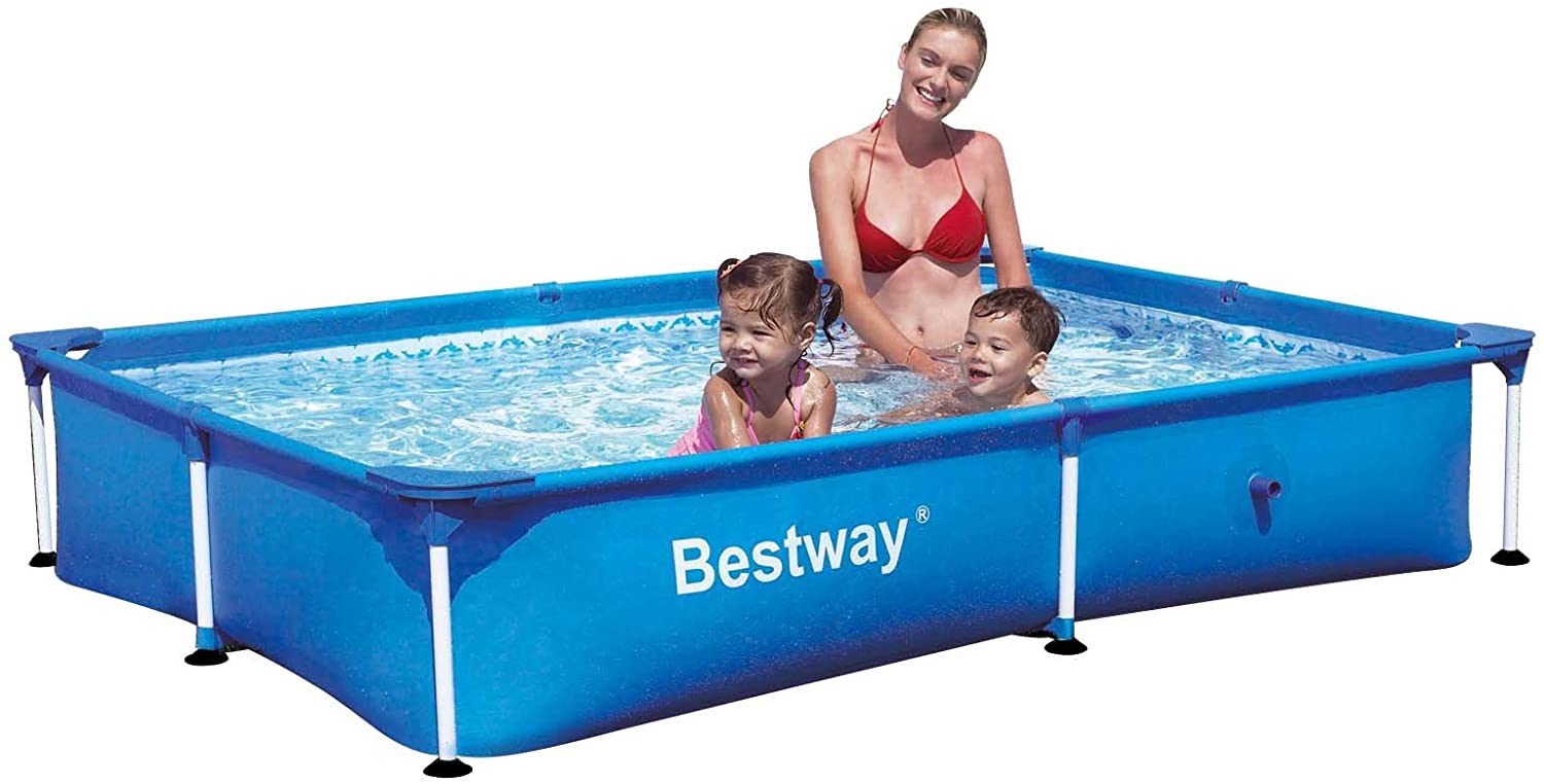 Bestway 56040 Splash Piscina Rettangolare Senza Pompa, 221X150X43 H