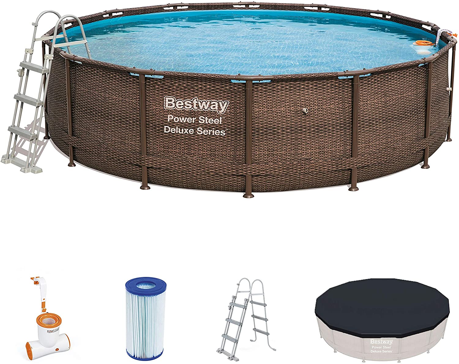 Bestway 56664 piscina fuori terra marrone