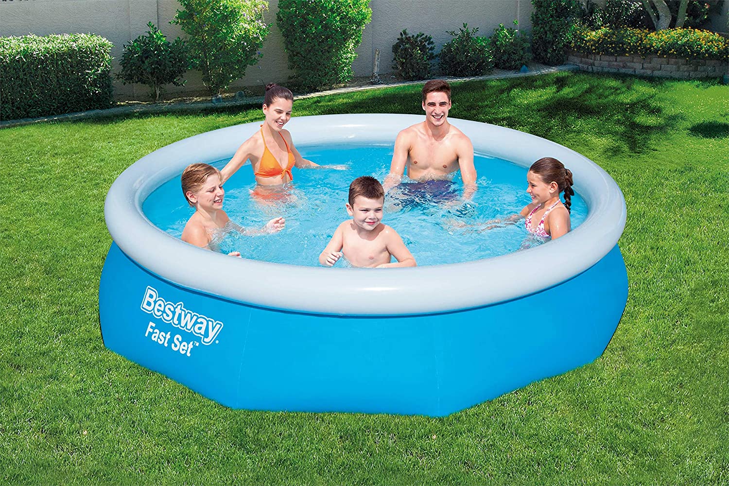 Bestway 57270 Fast Set Piscina, Blu, 305 x 76 cm