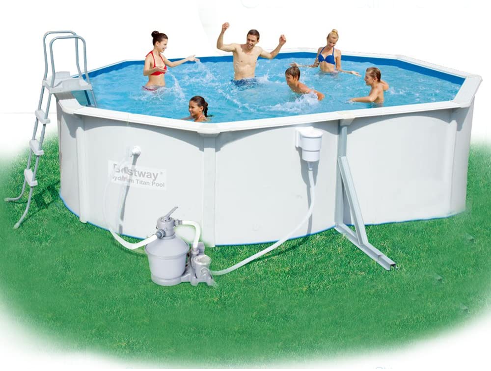 Bestway Piscina rigida completa Steel Wall 488x366x122H cm