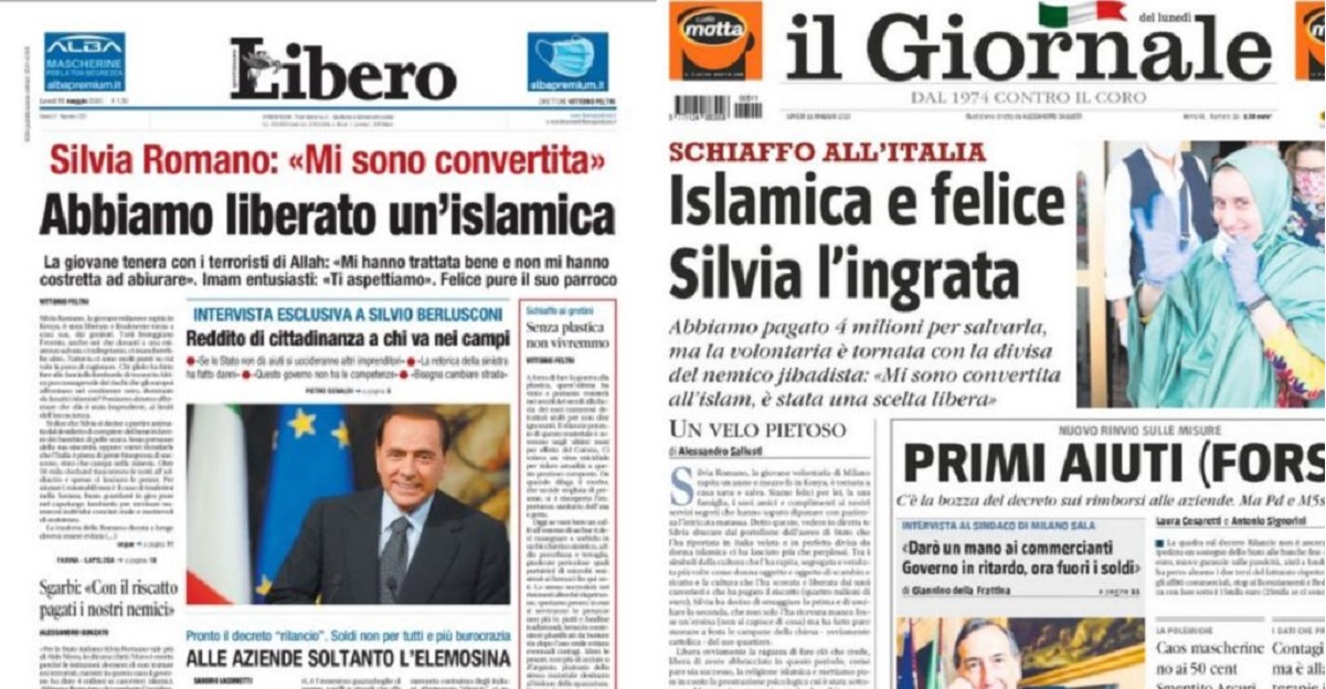 liberazione silvia romano il giornale e libero quotidiano