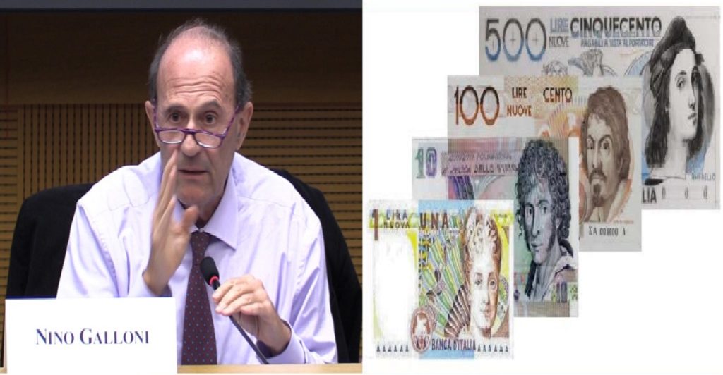 nino galloni stampare moneta parallela euro