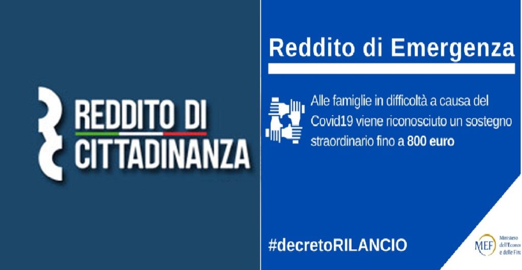 reddito di cittatinanza contro reddito di emergenza