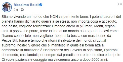 post massimo boldi
