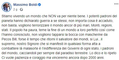 post massimo boldi