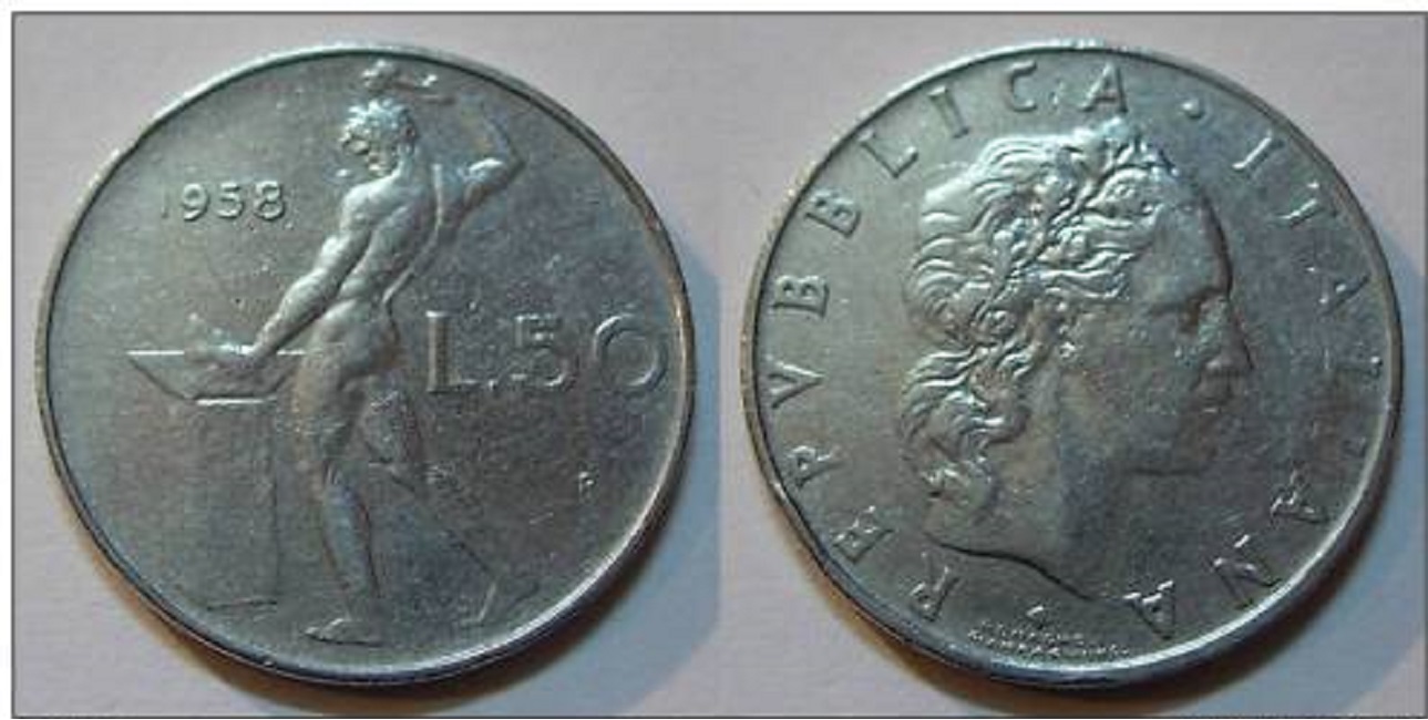 50 lire 1958