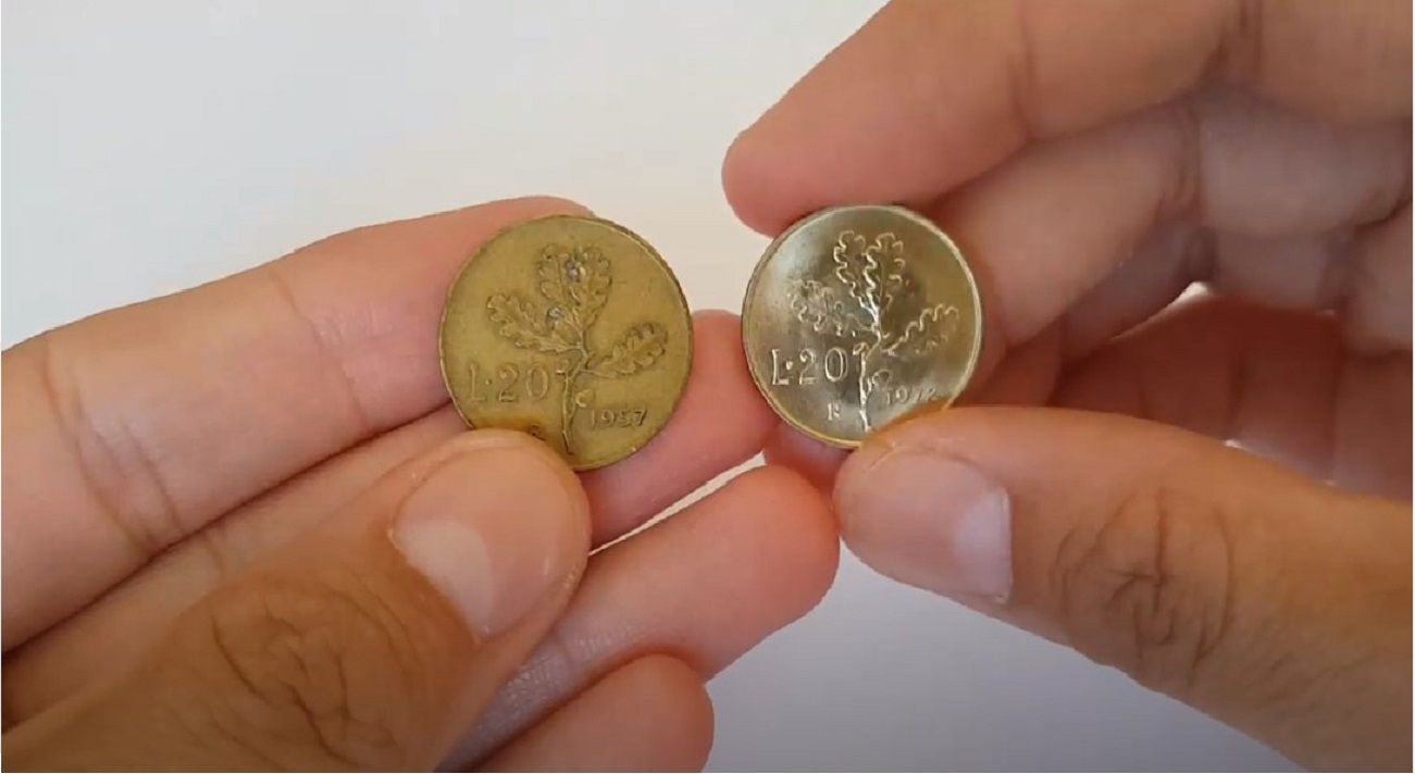 lira italiana 20 lire rare valore