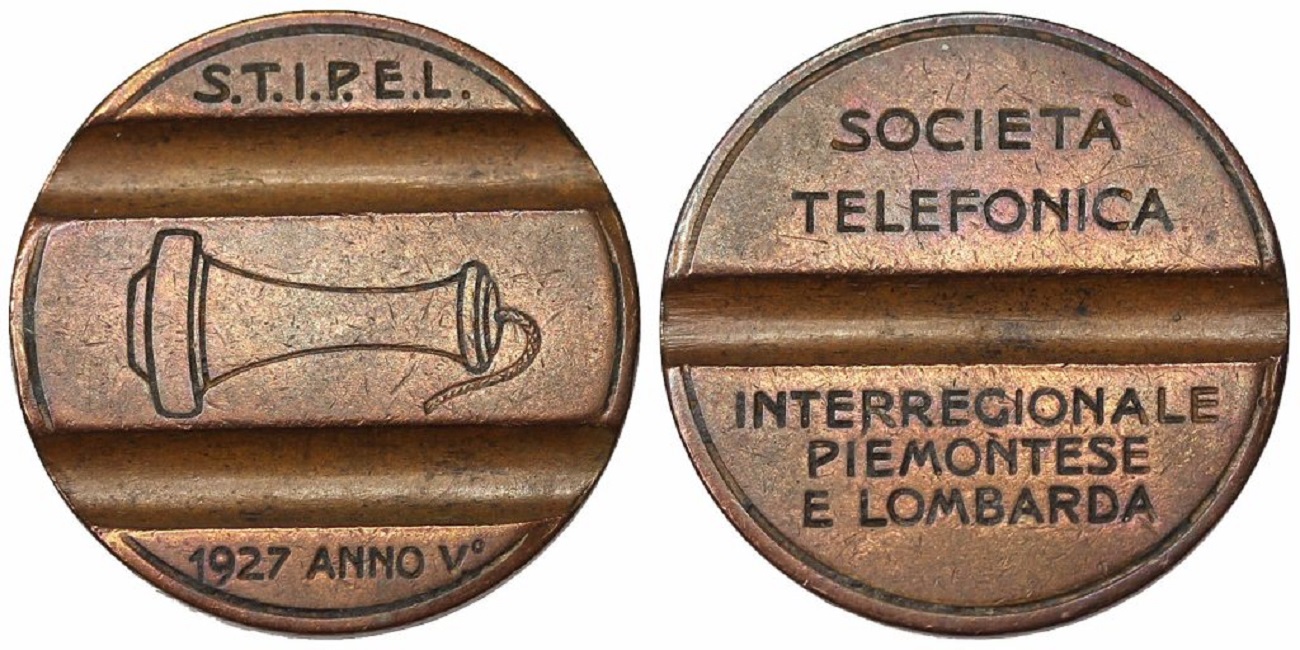 gettone telefonico STIPEL 1927