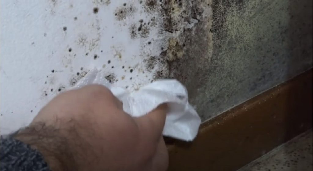 Macchie di umidità sulle pareti