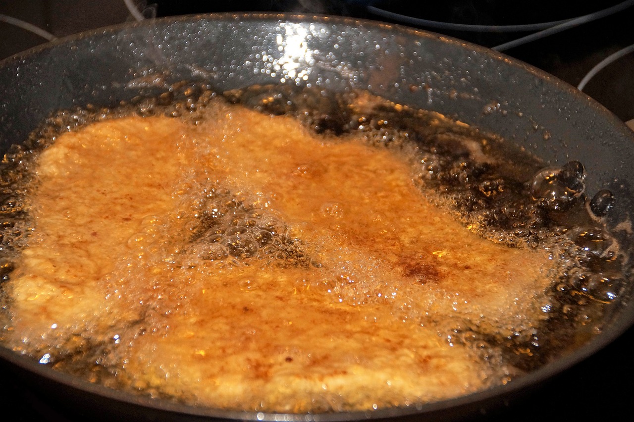 Riutilizzare olio fritto della cucina