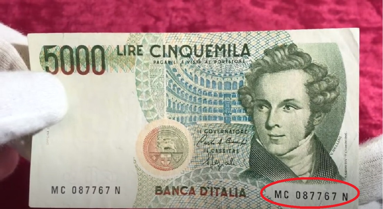 Banconota da Cinquemila lire
