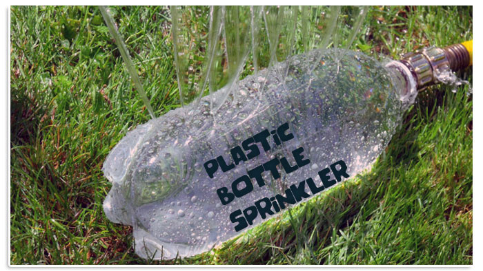 Irrigatore fai da te con bottiglia di plastica