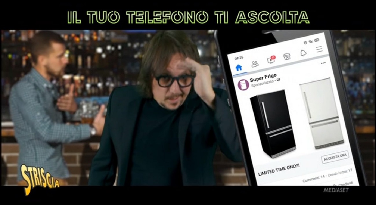 Striscia la Notizia - Il tuo telefono ti ascolta