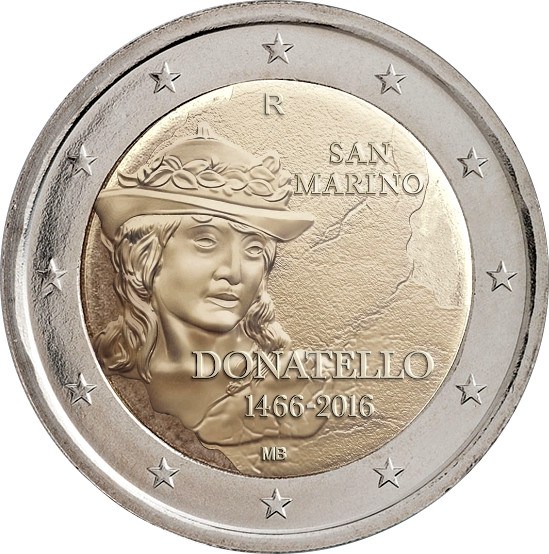 2 euro Donatello San Marino