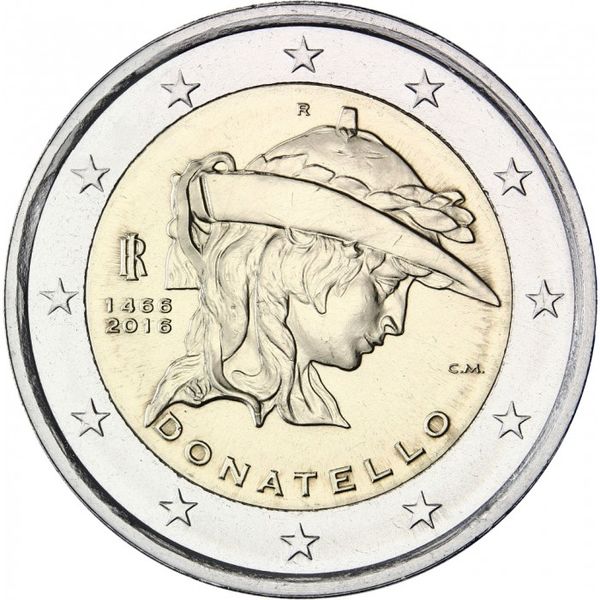 2 euro Donatello Italia