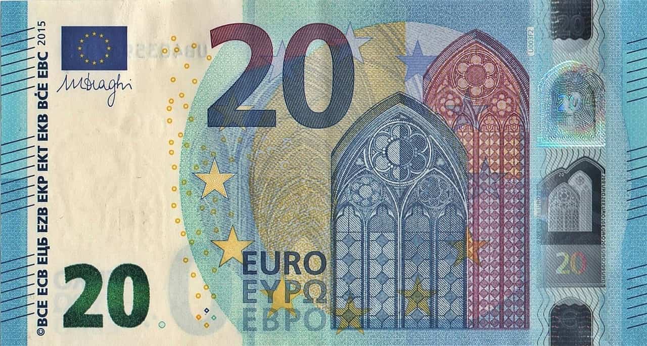 Banconota da 20 euro rara