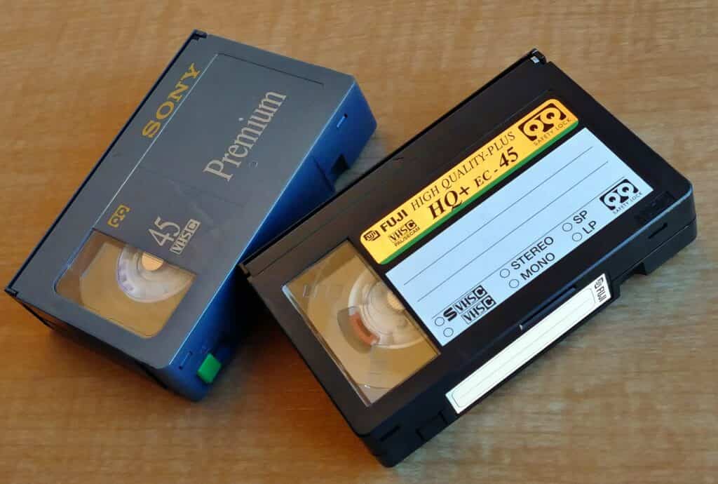 VHS videocassetta