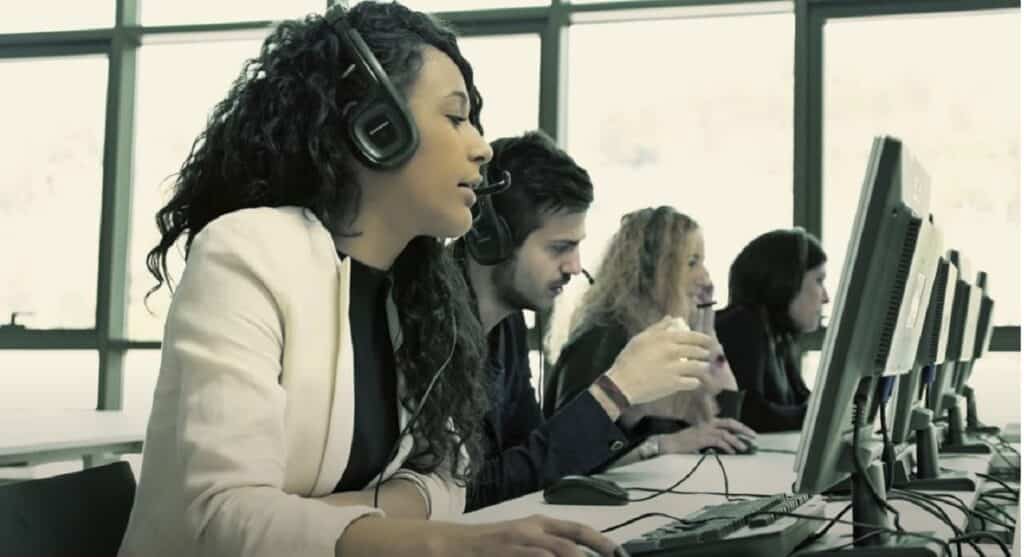 Call center al lavoro