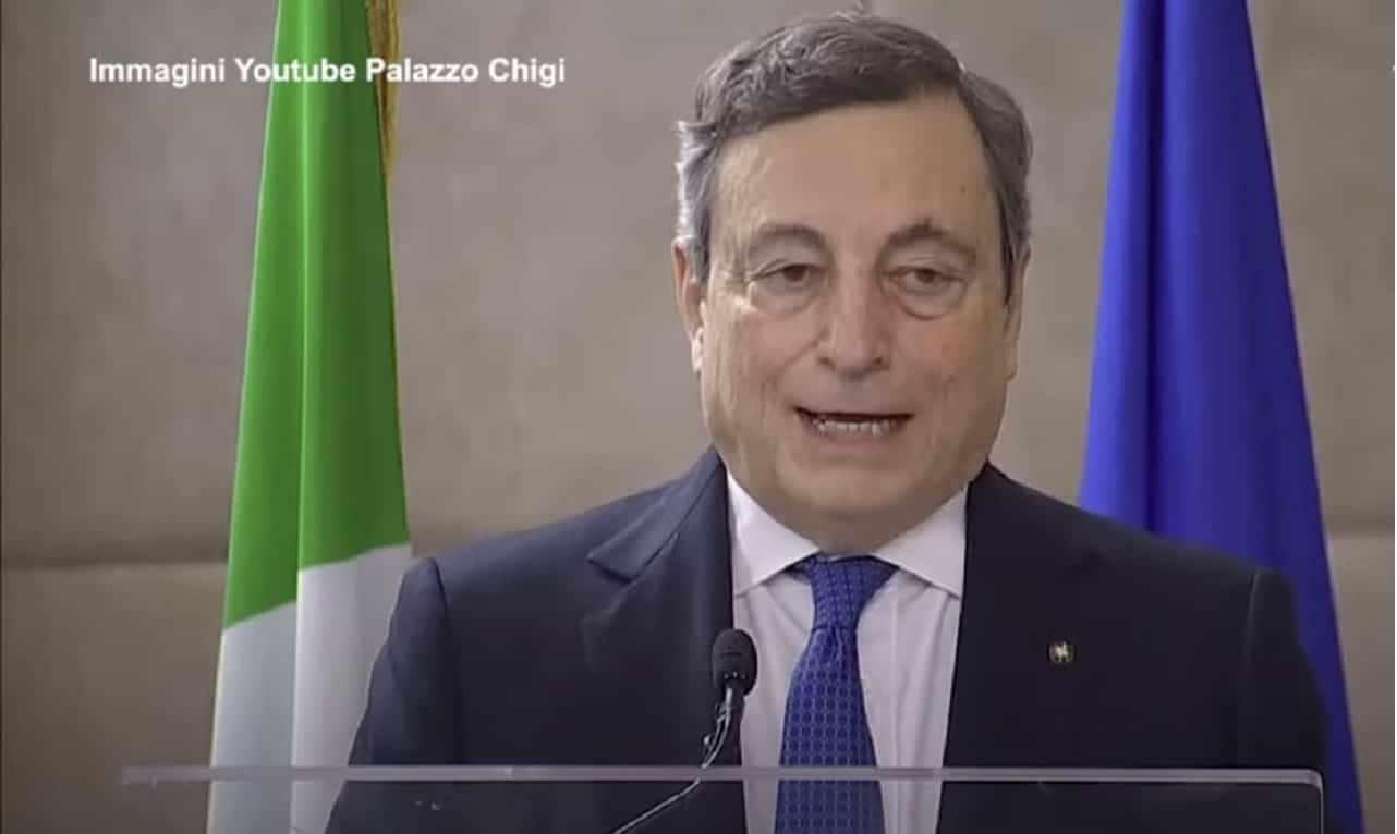 Mario Draghi a Palazzo Chigi