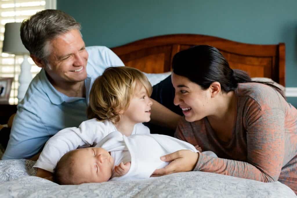 Famiglia con bambini