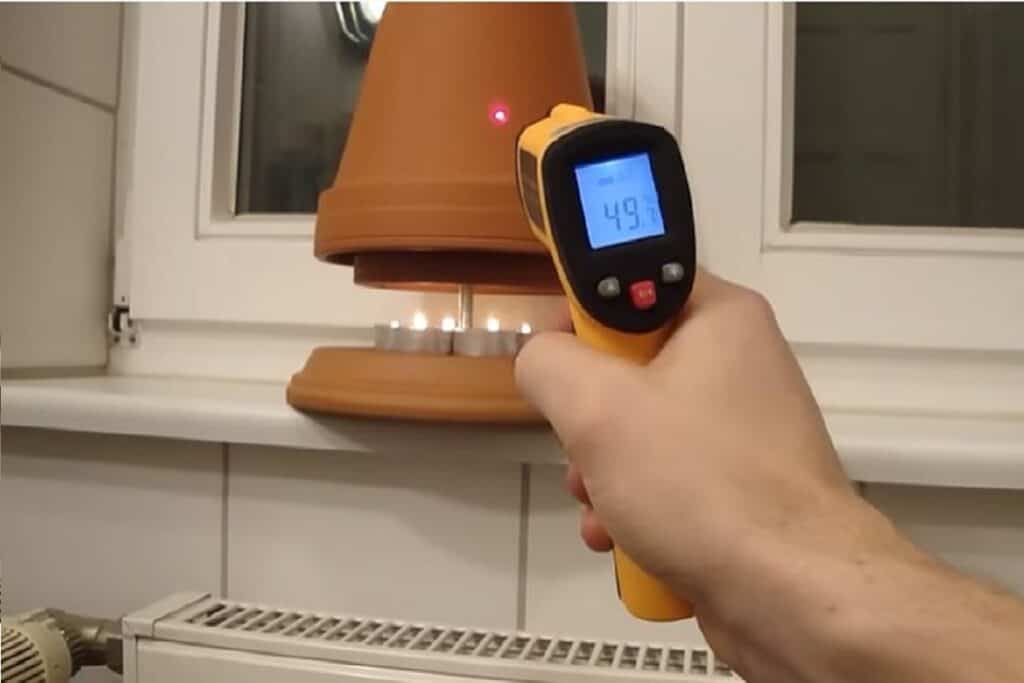 Metodo delle candele per riscaldare casa