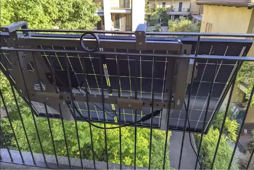 Pannello fotovoltaico da balcone