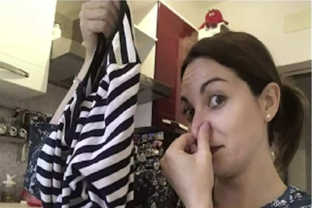 Bucato con odore di muffa