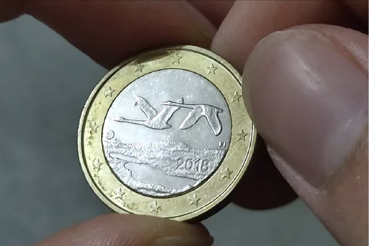 Moneta da 1 euro rara