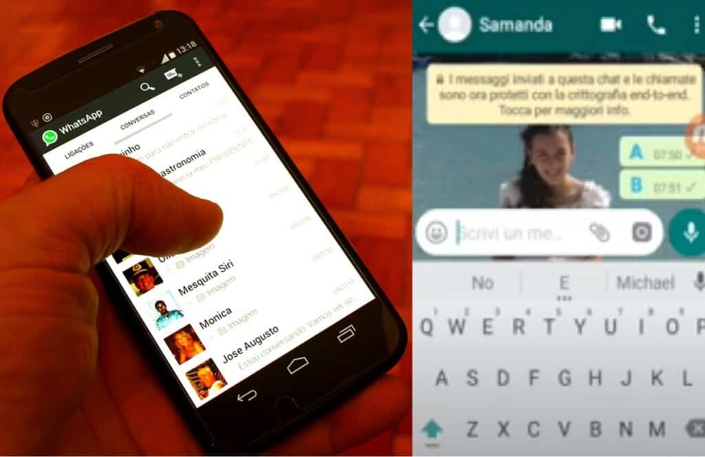 Messaggi colorati su WhatsApp