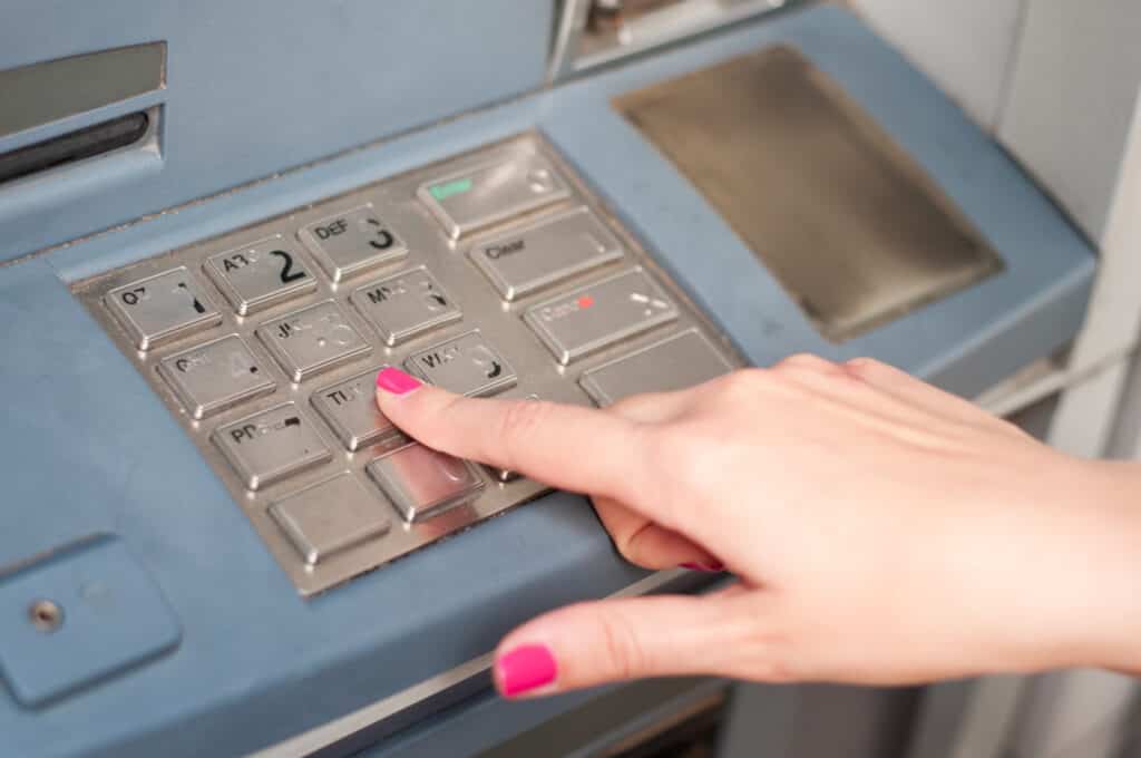 Tastierino Bancomat ATM