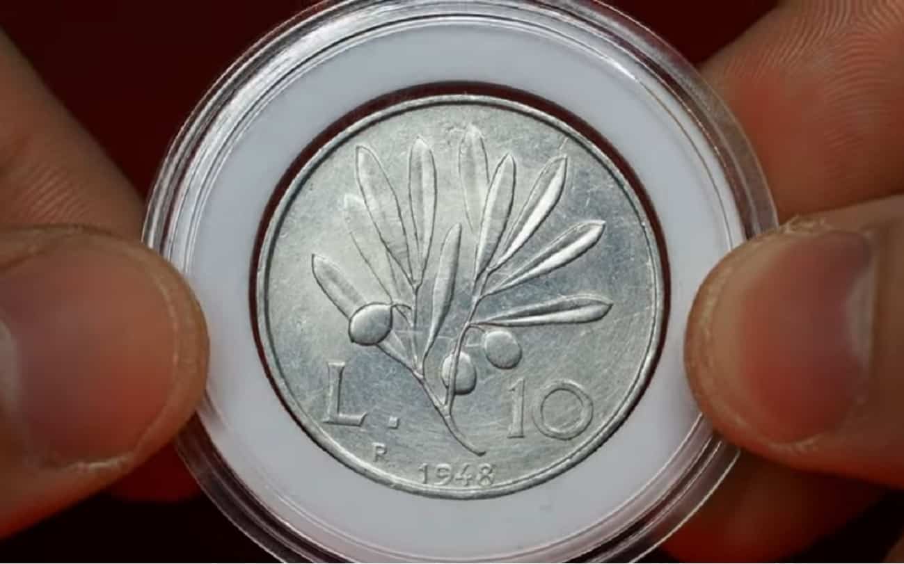 10 lire con l'olivo valore attuale