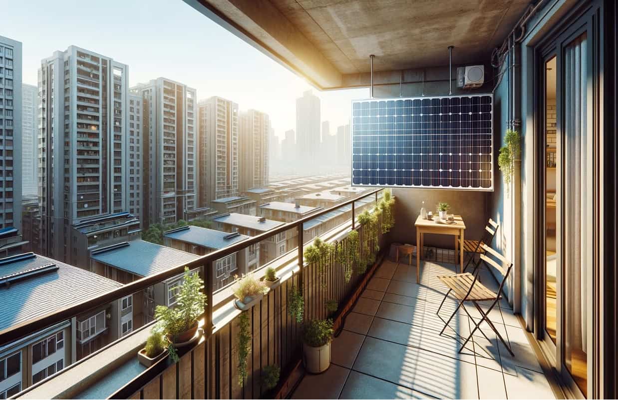 Il mini impianto solare per condomini installabile sul balcone e detraibile al 50%