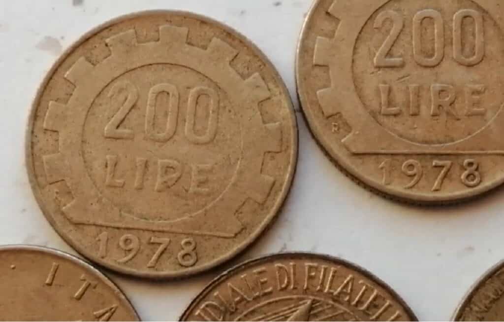 Moneta da 200 lire 1978