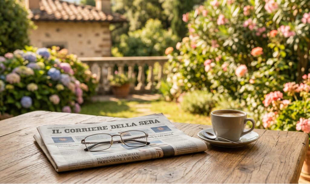 Un uomo di circa 60 anni che sorride felice mentre chiude definitivamente il suo armadietto al lavoro, pronto per la pensione anticipata.